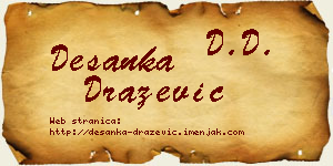 Desanka Dražević vizit kartica